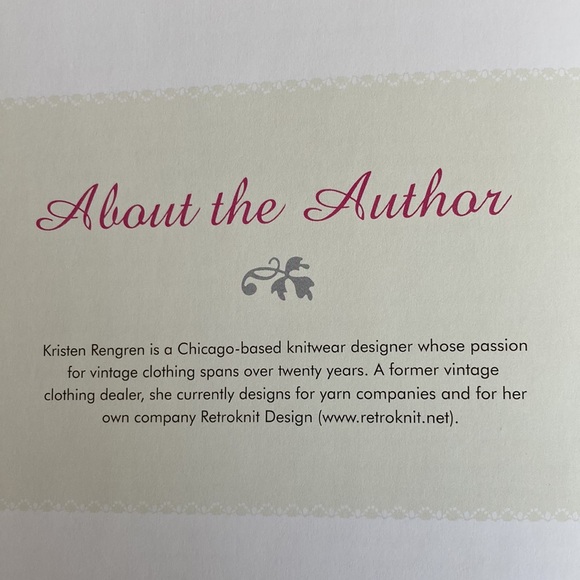 Vintage Baby Knits Knitting Book by Kristen Rengren hardcover - Picture 13 of 13